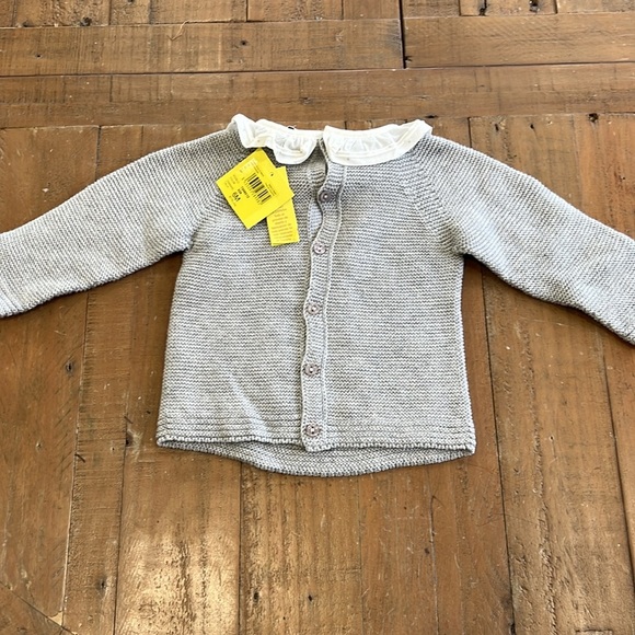 Pili Carrera Spanish gray knit sweater - Picture 4 of 5